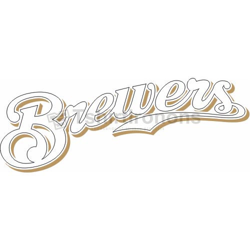 Milwaukee Brewers T-shirts Iron On Transfers N1710 - Click Image to Close